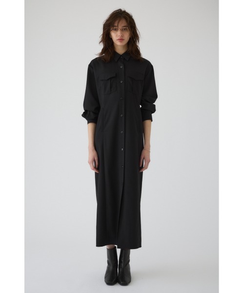 RIM.ARK（リムアーク）の「Urban shirt OP アーバンシャツワンピース（シャツワンピース・レディース・ブラック/グレー・38/36）」の11枚目の写真