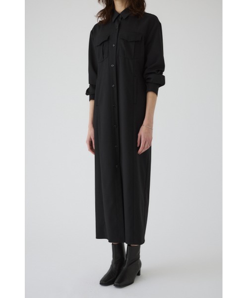 RIM.ARK（リムアーク）の「Urban shirt OP アーバンシャツワンピース（シャツワンピース・レディース・ブラック/グレー・38/36）」の13枚目の写真