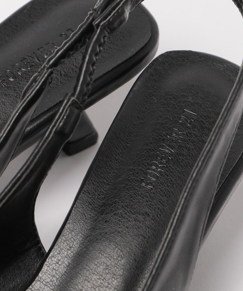 FOREVER 21（フォーエバー トゥエンティーワン）の「【2025SS】レースアップミュール（その他シューズ・レディース・ブラック/ブラウン・MEDIUM/LARGE）」の4枚目の写真