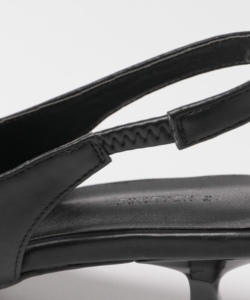 FOREVER 21（フォーエバー トゥエンティーワン）の「【2025SS】レースアップミュール（その他シューズ・レディース・ブラック/ブラウン・MEDIUM/LARGE）」の3枚目の写真