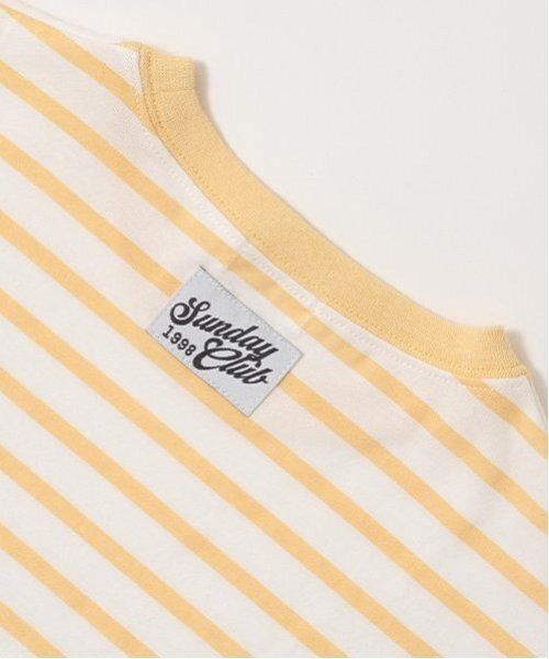 b・ROOM(ビールーム)の「【カイテキ天竺】ボーダー長袖Tシャツ(Tシャツ/カットソー・キッズ・ブラック/ダークグリーン/レッド/マスタード/ターコイズブルー・110cm/100cm/120cm/130cm/140cm/150cm)」の16枚目の写真