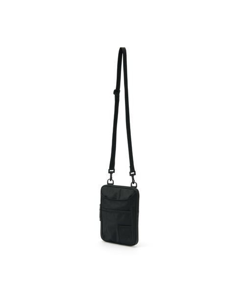 無印良品(ムジルシリョウヒン)の「ペン差し付き 撥水ショルダーバッグ(ショルダーバッグ・レディース・ブラック・FREE)」の1枚目の写真