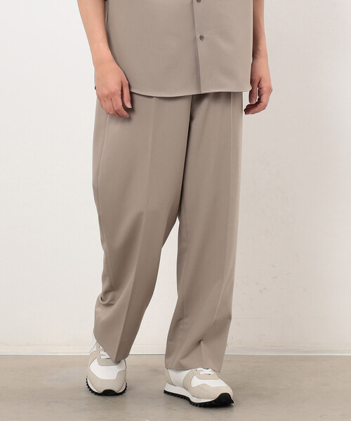 COMME CA ISM（コムサイズム）の「ウールライク リラックスワイドパンツ（スラックス・メンズ・ブラック/グレー/ベージュ・MEDIUM/LARGE）」の3枚目の写真