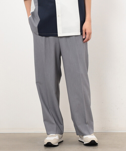 COMME CA ISM（コムサイズム）の「ウールライク リラックスワイドパンツ（スラックス・メンズ・ブラック/グレー/ベージュ・MEDIUM/LARGE）」の2枚目の写真