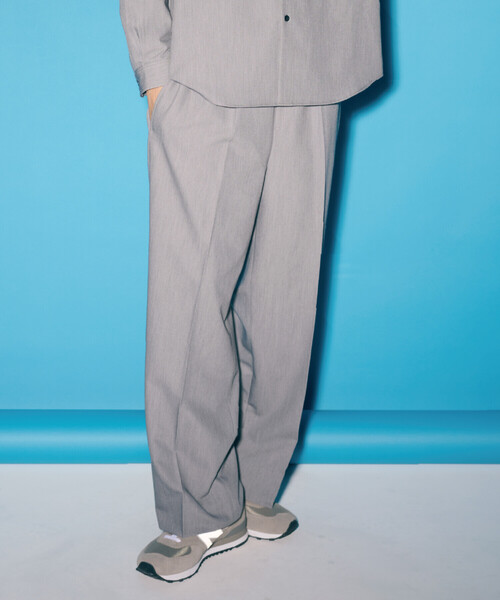 COMME CA ISM（コムサイズム）の「ウールライク リラックスワイドパンツ（スラックス・メンズ・ブラック/グレー/ベージュ・MEDIUM/LARGE）」の5枚目の写真