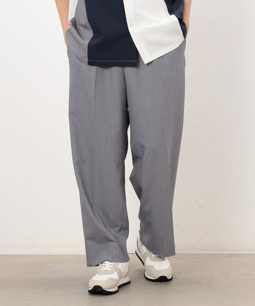 COMME CA ISM（コムサイズム）の「ウールライク リラックスワイドパンツ（スラックス・メンズ・ブラック/グレー/ベージュ・MEDIUM/LARGE）」の7枚目の写真