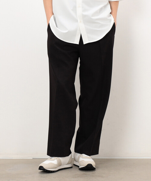 COMME CA ISM（コムサイズム）の「ウールライク リラックスワイドパンツ（スラックス・メンズ・ブラック/グレー/ベージュ・MEDIUM/LARGE）」の9枚目の写真