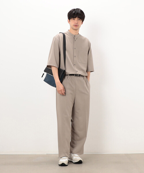 COMME CA ISM（コムサイズム）の「ウールライク リラックスワイドパンツ（スラックス・メンズ・ブラック/グレー/ベージュ・MEDIUM/LARGE）」の10枚目の写真