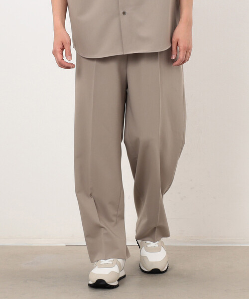 COMME CA ISM（コムサイズム）の「ウールライク リラックスワイドパンツ（スラックス・メンズ・ブラック/グレー/ベージュ・MEDIUM/LARGE）」の12枚目の写真