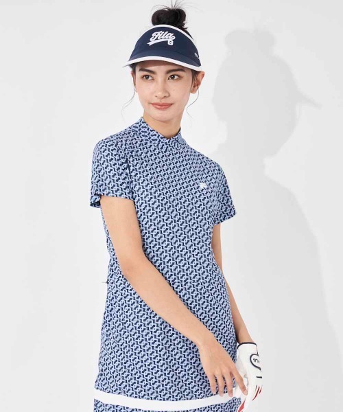 FILA GOLF(フィラゴルフ )の「遮熱バーチカルメッシュ レトロデザインワンピース(ワンピース・レディース・ライトグリーン/ラベンダー/ライトピンク・MEDIUM/LARGE/X-LARGE/SMALL)」の14枚目の写真