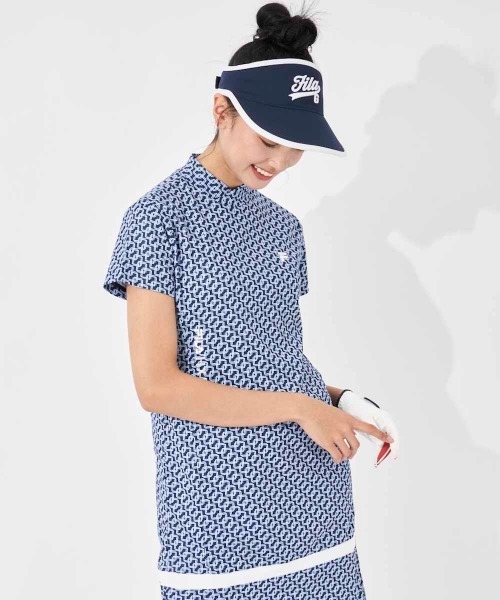 FILA GOLF(フィラゴルフ )の「遮熱バーチカルメッシュ レトロデザインワンピース(ワンピース・レディース・ライトグリーン/ラベンダー/ライトピンク・MEDIUM/LARGE/X-LARGE/SMALL)」の15枚目の写真