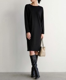 aquagarage（アクアガレージ）の「2丈から選べるIラインニットワンピース（ワンピース）」