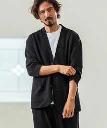 Magine（マージン）の「mj10549- Seersucker 3-4 Sleeve Cardigan カーディガンジャケット（その他アウター）」