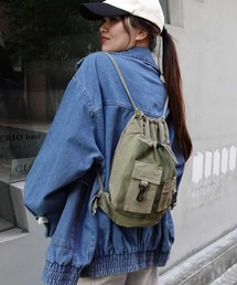 CORNERS | ナイロンメッシュポケットナップサック(バックパック/リュック)