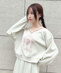 F i.n.t | マーガレットロゴ刺繍スウェット(スウェット)