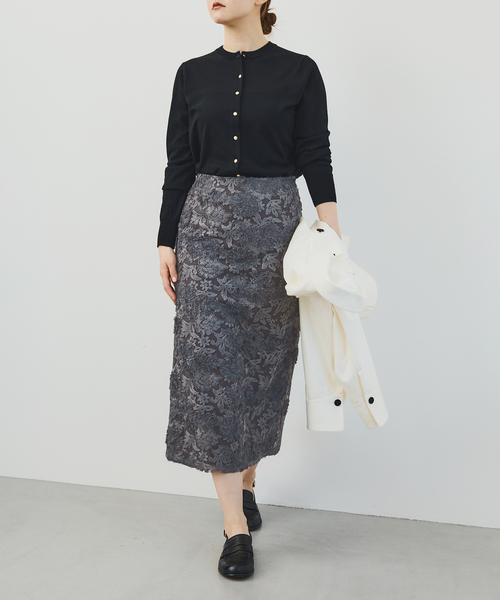 セール】《追加》シアーフラワーレーススカート（スカート