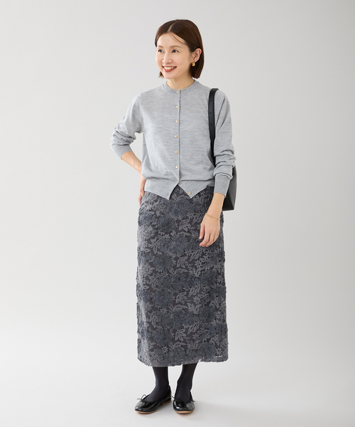 ☆しおた☆ イエナ レーススカート　キャメル+グレー ☆しおた☆ イエナ レーススカート キャメル+グレー ☆しおた☆