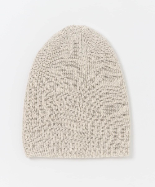 URBAN RESEARCH DOORS（アーバンリサーチドアーズ）の「和紙ビーニー（ニットキャップ/ビーニー・レディース・ナチュラル/チャコールグレー・ONE）」の4枚目の写真