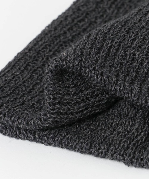 URBAN RESEARCH DOORS（アーバンリサーチドアーズ）の「和紙ビーニー（ニットキャップ/ビーニー・レディース・ナチュラル/チャコールグレー・ONE）」の6枚目の写真