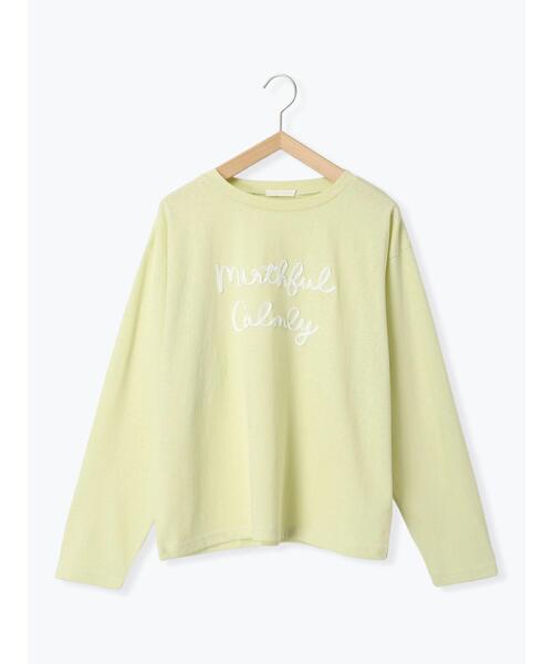 ehka sopo(エヘカソポ)の「テープ刺繍シアーカットソー(Tシャツ/カットソー・レディース・イエロー/オフホワイト/ブラック・F)」の7枚目の写真
