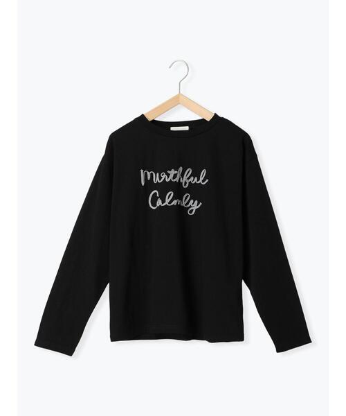 ehka sopo(エヘカソポ)の「テープ刺繍シアーカットソー(Tシャツ/カットソー・レディース・イエロー/オフホワイト/ブラック・F)」の8枚目の写真