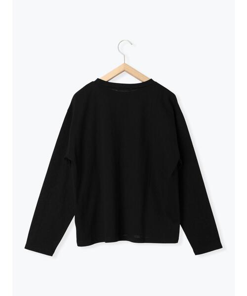 ehka sopo(エヘカソポ)の「テープ刺繍シアーカットソー(Tシャツ/カットソー・レディース・イエロー/オフホワイト/ブラック・F)」の9枚目の写真