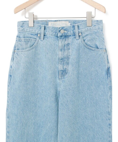 MidiUmi（ミディウミ）の「MidiUmi ハイウエストワイドストレートデニム（その他パンツ・レディース・キナリ/ネイビー/ライトブルー・S/M）」の10枚目の写真