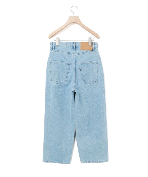 MidiUmi（ミディウミ）の「MidiUmi ハイウエストワイドストレートデニム（その他パンツ・レディース・キナリ/ネイビー/ライトブルー・S/M）」の6枚目の写真