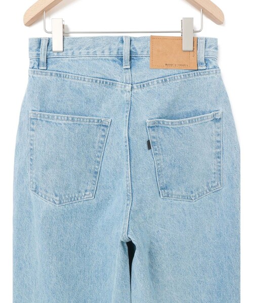 MidiUmi（ミディウミ）の「MidiUmi ハイウエストワイドストレートデニム（その他パンツ・レディース・キナリ/ネイビー/ライトブルー・S/M）」の5枚目の写真