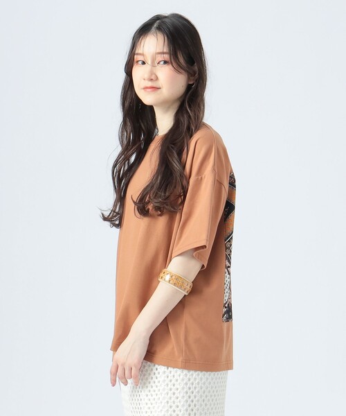 HYS HEART カットソー プルオーバー 接触冷感】【ウォッシャブル】ホットフィットロゴプリントプル