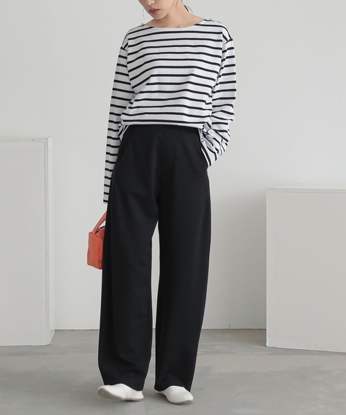 n'OrLABEL(ノアールレーベル)の「ポンチカーブパンツ(その他パンツ・レディース・モカ/ブラック・3L/L~LL/S~M)」の21枚目の写真