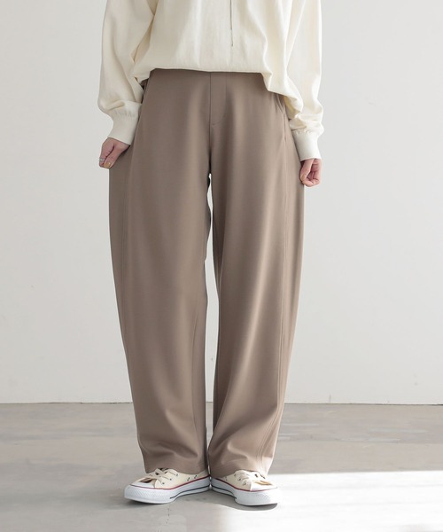 n'OrLABEL(ノアールレーベル)の「ポンチカーブパンツ(その他パンツ・レディース・モカ/ブラック・3L/L~LL/S~M)」の15枚目の写真