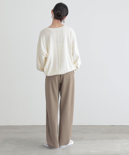 n'OrLABEL(ノアールレーベル)の「ポンチカーブパンツ(その他パンツ・レディース・モカ/ブラック・3L/L~LL/S~M)」の18枚目の写真