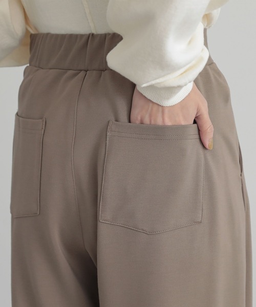 n'OrLABEL(ノアールレーベル)の「ポンチカーブパンツ(その他パンツ・レディース・モカ/ブラック・3L/L~LL/S~M)」の8枚目の写真