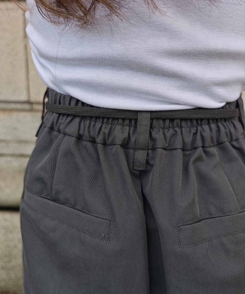 esutoreja（エストレジャ）の「TCツイルパンツ（スラックス・レディース・ブラック/ベージュ/グレー・FREE）」の10枚目の写真