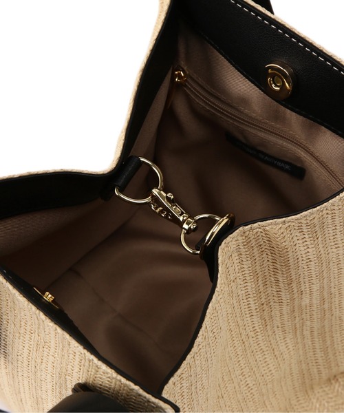 NATURAL BEAUTY BASIC(ナチュラルビューティーベーシック)の「◇PPリボンハンドルトートバッグ(トートバッグ・レディース・オフホワイト/ブラウン/ベージュ・フリ-)」の15枚目の写真