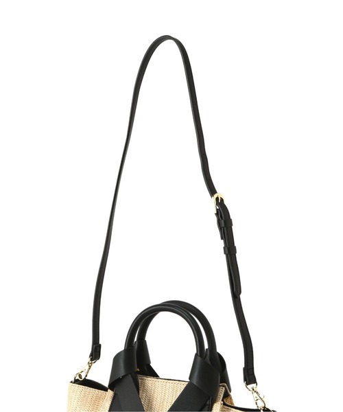 NATURAL BEAUTY BASIC(ナチュラルビューティーベーシック)の「◇PPリボンハンドルトートバッグ(トートバッグ・レディース・オフホワイト/ブラウン/ベージュ・フリ-)」の9枚目の写真