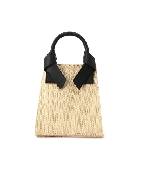 NATURAL BEAUTY BASIC(ナチュラルビューティーベーシック)の「◇PPリボンハンドルトートバッグ(トートバッグ・レディース・オフホワイト/ブラウン/ベージュ・フリ-)」の14枚目の写真