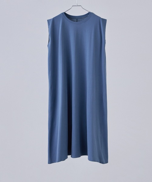 etoll.（エトル）の「ショルダータックスリーブレスコットンワンピ（ワンピース・レディース・ブラック/ブルー・M）」の19枚目の写真