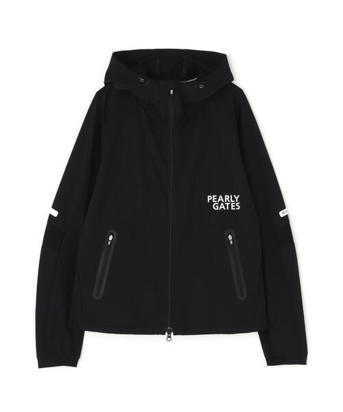 新品★40,700円 パーリーゲイツ 日焼け対策フルジップフーディブルゾン 黒系 セール】【PEARLY GATES】TEXBRID 40Gハイゲージ フーディ