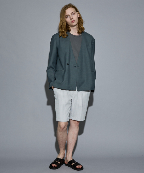 5351プール・オム（5351POUR LES HOMMES）/クールツイード サイドジップ ショートパンツ クールツイード サイドジップ ショートパンツ / ハーフパンツ（その他