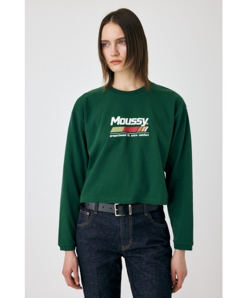 MOUSSY(マウジー)の「【ZOZO・一部店舗限定】90S MOUSSY LS Tシャツ(Tシャツ/カットソー・レディース・ブラック/ホワイト/グリーン・FREE)」の3枚目の写真