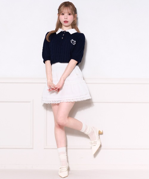 セール】襟レイヤード風トップス（ニット/セーター）｜apres jour