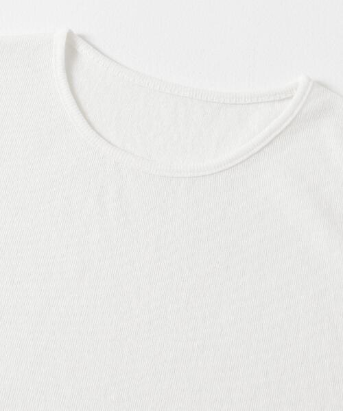 URBAN RESEARCH DOORS（アーバンリサーチドアーズ）の「ドライタッチテレコロングTシャツ（Tシャツ/カットソー・レディース・グレー/オフホワイト/ライトカーキ・MEDIUM）」の12枚目の写真