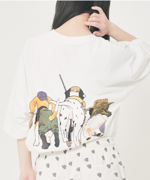 アニマルキャンプ柄Tシャツ(M1)（Tシャツ/カットソー）｜CORISCO