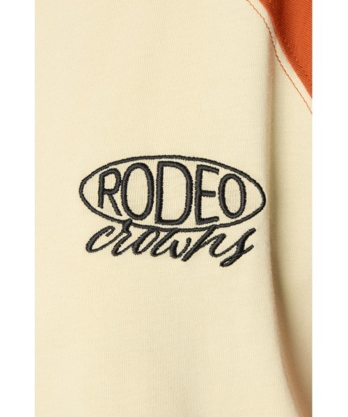 RODEO CROWNS WIDE BOWL(ロデオクラウンズワイドボウル)の「ロゴラグランスリーブワンピース(ワンピース・レディース・カーキ/ブラック/ブラウン/オフホワイト・FREE)」の8枚目の写真