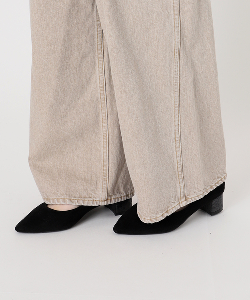 FRAMeWORK(フレームワーク)の「カラーデニムサロペット(サロペット/オーバーオール・レディース・グレー/ベージュ・36/38)」の5枚目の写真