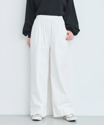 裾切り替えチノパンツ
