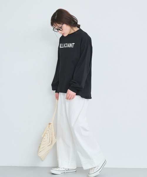 attiree(アティレー)の「裾切り替えチノパンツ(チノパンツ・レディース・ベージュ/ホワイト/ライトグレー/ブラック・MEDIUM/LARGE)」の21枚目の写真
