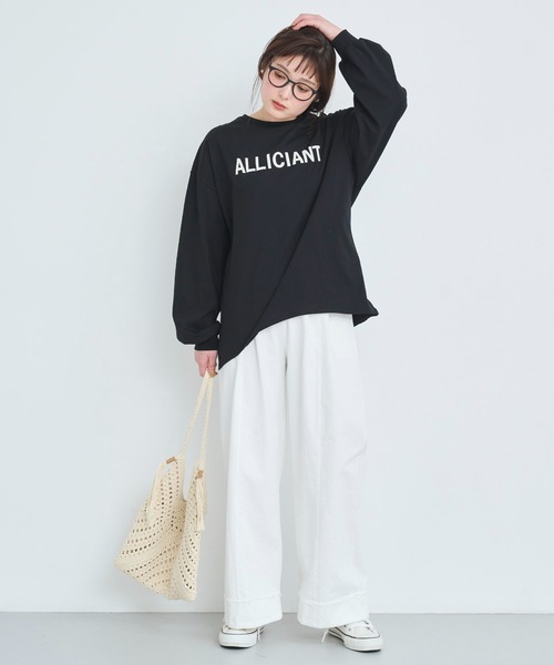 attiree(アティレー)の「裾切り替えチノパンツ(チノパンツ・レディース・ベージュ/ホワイト/ライトグレー/ブラック・MEDIUM/LARGE)」の19枚目の写真